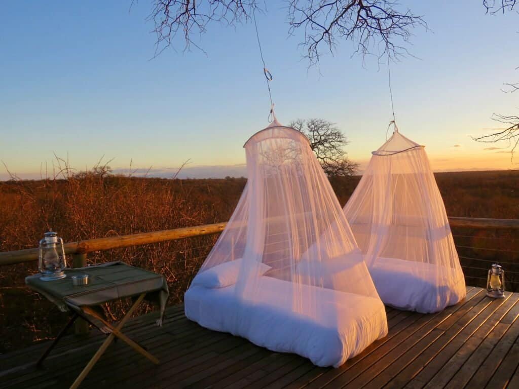 Scared about snakes and spiders on safari? The humble mosquito net is a big help